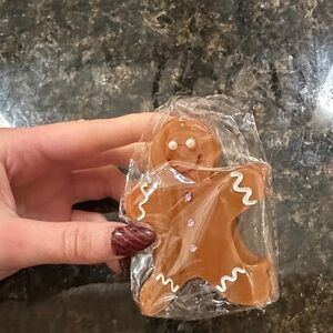 Daily Charme Gingerbread Man Hair Clip New